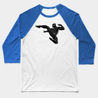 Black Panther In Action Baseball T-Shirt